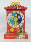 Vtg Fisher Price Clock 998  Radio 795   Tape Measure 610 1982   Older - Read