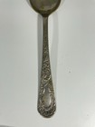 Sterling Plate Co  Spoon Fancy Floral Pattern 1900s Rare Antique 7 5   