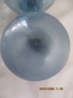 2 Authentic Deep Blue Japanese Glass Fishing Floats Alaska Beachcombed 