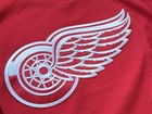 Reebok Nhl Detroit Red Wings Sewn Jersey Home Mens Vtg