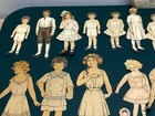 Large Lot Of 19th Century Paper Dolls  Clothes   Accessories  Recent Attic Find 