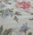 Laura Ashley Beach Towel  1  Emilie Pink Blue Green Flowers 36 X 68  Nwt