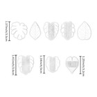 Leaf Shape Polymer Clay Cutters Set     Molds And Clay Cutters For B Color