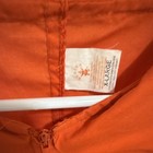 Orange Zip-front Coveralls Jumpsuit Xl Poly cotton Twill Prisoner Costume