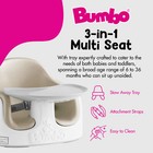 Bumbo Baby Toddler Adjustable 3-in-1 Booster Seat high Chair And Tray  Taupe