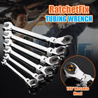 Ratchetfix Tubing Wrench Flexible Head Open End 72-tooth Car Hand Repair Tools