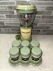 Baby Bullet magic Bullet Food Blender Processor System green 6 Containers tested