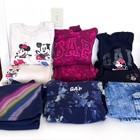 Gap Kids Disney Girls Sweatshirt Sweatpants Jeans 9 Piece Bundle Size 8   10 