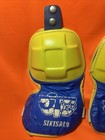Jt Racing Usa Sinisalo Pair Shoulder Pads Vintage 90   s Yellow Blue