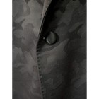 Egara Mens 46r Slim Fit Tuxedo Jacket Black Camo Jacquard Peak Lapel Blazer