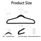 Velvet Hangers 50 Pack  Non Slip Clothes Hanger Felt Hanger With Pants Bar  P   