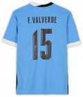 Federico Valverde Uruguay Soccer Team Signed 2025 Home Jersey - Signed On Back