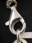 925 Sterling Silver Puffed Mariner Anchor Chain Necklace 9 2mm 20in 40 1g New