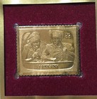 I Love Lucy  22k Plated First Day Of Issue Stamp  Unused  Sealed       cab Rcc 