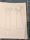 Antique Sewing Pattern - 628 Formal Dress