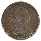 1807 6 Draped Bust Large Cent Fine-15 Pcgs  brown  Large 7 