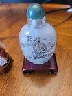 Chinese Perfume Bottle And Agate Buddah