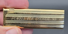 Colibri Vintage Lighter Gold Tone Engraved Has Spark   
