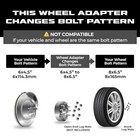  2 Wheel Adapters 6x4 5 To 8x6 5  6x114 3 To 8x165  Thickness 1 Inch 