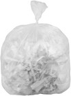 8 Gallon Clear Trash Bags     75 Small medium Garbage Can Liners  Star Seal  24 x2