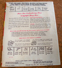 1950s Vogart Transfer Patterns  293 - Bumble Bees Kitchen Towels - Uncut