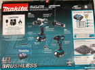 Makita Xt257tb 18v Brushless Drill   Impact Driver Combo Kit 5 0ah New