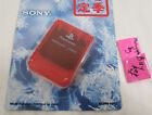 Official Sony Playstation 1 Memory Card Scph-1192 Limited Winter Clear Red Ps1
