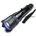 Stun Gun Metal Military Swat 250 Million Volt   Led Flashlight - Black Case New