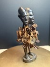 Original Bakongo Double-head Nkisi Nkondi Figure Congo 13  African Fetish Statue