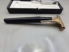 Vtg Schick Golden 500 Safety Razor With Schick Chromium Krona Chrome Blades Case