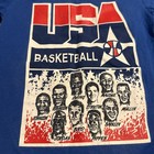 Vintage 90s Usa Olympics Dream Team Basketball T Shirt Large 7 Youth Jordan