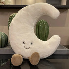 1pc 30cm Sun Moon Plush Pillow Smile Face Stuffed Toy Cute Bedroom Sofa Decor