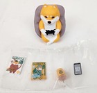 Guraya Homeshiba Shiba Inu Dog Playing Video Games Relaxing Figure Figurine