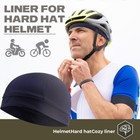 3pcs Moisture Sweat Wicking Skull Cap Cycling Head Wrap Helmet Liner Beanie Hat