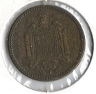 Coin Spain 1 Peseta 1947  49  Km775