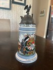      Antique German Regimental Reservist Stein - Bavarian Airship Battalion