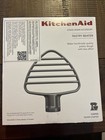 Kitchenaid Pastry Beater Ksmpb5 Silver Coated With Scraper For 4 5 Qt   5 Qt New