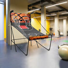 Indoor Double Electronic Hoops Shot 2 Player Basketball Arcade Game W  5 Balls