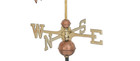 Copper Eagle Weathervane   Rod directionals brass Ring 2-4   Copper Balls Arrow