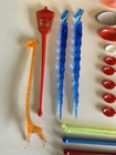 Lot Of 25  Vintage Swizzle Sticks And Restaurant Spoons-mcdonalds Coffee Spoon