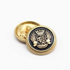 14pcs Black Gold Metal Blazer Button 15mm 20mm For Blazers  mbm22    Metal Butto