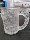  Set Of 3 Vintage Mcdonald   s Batman Forever 1995 Embossed Glass Mugs New
