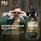 Organic Lions Mane Extract For Brain Health  Memory  Focus  Immune Support - 4oz