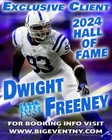 Dwight Freeney    hof24    Signed Autographed Colts Salute Mini Helmet Psa Coa