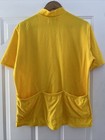 Performance Men s Yellow Short-sleeve Cycling Jersey - Size L