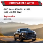 Front Chrome Tow Recovery Hooks W  Bolts For Gmc Sierra 1500 2019-2026  84195902