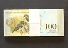25 X 100 000 Venezuela Bolivar Unc 2017 Banknotes - 25 Pcs