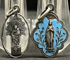 Spain   France 1920   Old Lot 2 O  Lady Of Lourdes   O  Lady Of Montserrat Silver
