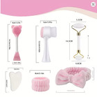  7-piece Facial Care Tool Set For Skin Cleansing  Including A Headband wristband