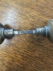 Antique Ornate Victorian Cast Brass Doorknob Pair Fancy  Hardware 2 Knobs